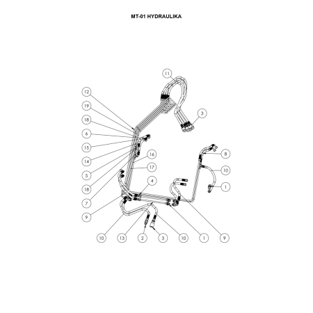 Części do Ładowacza czołowego Metal-Technik Tytan MT-01